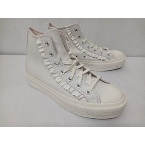 Converse Womens Chuck Taylor All Stars Lift HI Sneakers A13388C Vint White Sz 10